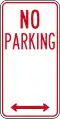 (R5-440) No Parking (used in New South Wales)