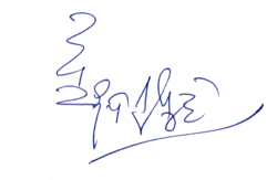 signature of Arabinda Muduli