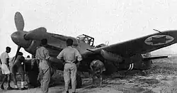 Czech Avia S-199 of Israeli 101 Squadron at Ekron Airbase in 1948