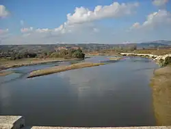 Axios river from Ajioupolis' bridge