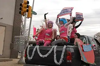 Axis of Eve Action Philadelphia 2004 Annie A-Bomb and Melissa Bang-Bang Photo by Pete Checchia