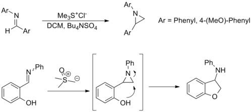 Aziridination with the Johnson–Corey–Chaykovsky reaction