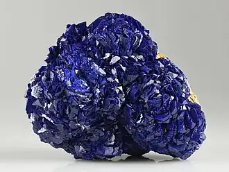 Image 34Azurite, by Iifar (from Wikipedia:Featured pictures/Sciences/Geology)