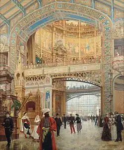 Central Dome of the Galerie des Machines Exposition Universelle de Paris 1889 by Louis Béroud