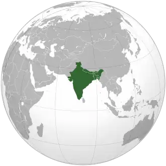 Member states shaded dark green.