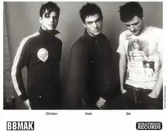 BBMAK, 2002. L-R: Christian Burns, Mark Barry and Stephen McNally
