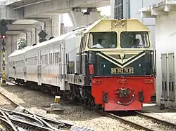 BB 302 70 01 locomotive on shunting service