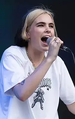 Benee at Laneway Festival in February 2020