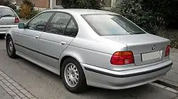 E39 saloon (Pre-facelift; rear)
