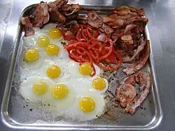 Bacon and eggs