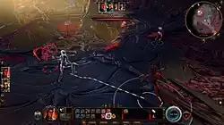 Screenshot of Baldur's Gate 3's first combat encounter.