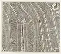Map of Amsterdam, 1625, unpainted folio showing the city center, version from Rijksmuseum