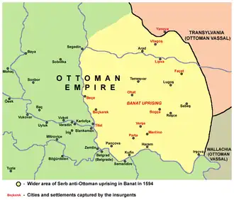Uprising in Banat in 1594