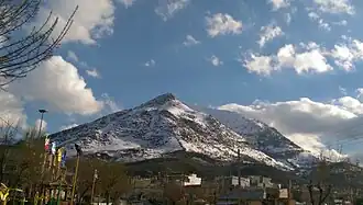 View of Arbaba on a winter's day