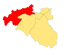 Location of the ward