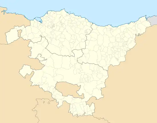 Zarautz is located in the Basque Country