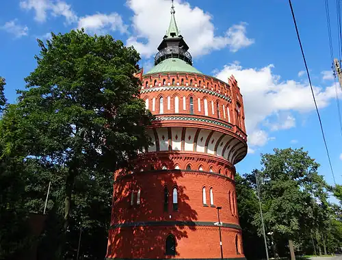 The 1900 water tower