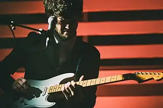 Scally performing in 2012