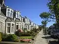 Granite houses on Belvidere Street