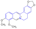 Berberine (one additional ring closure with incorporated N-methyl)