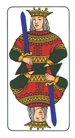 King of swords (Bergamo pattern)