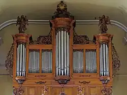 Detail of the organ case