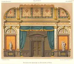 Dining room of the Centralhotel (Berlin), designed in 1881 by Hermann von der Hude & Julius Hennicke