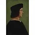 Oil Painting, attrib. Bernardino de' Conti from Pavia, Italy. Sold at Sothebys Auction 2007[16]