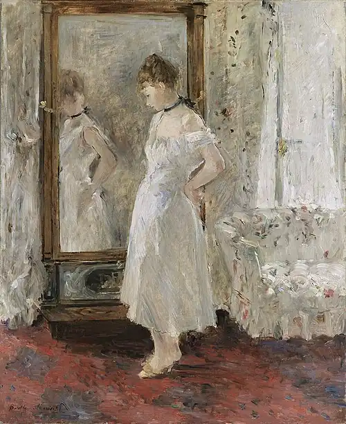 The Psyche Mirror by Berthe Morisot (1876)