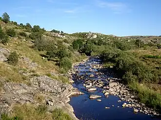 The Bès river, in the valley of Recoules d'Aubrac