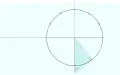 Circle marked each 30°