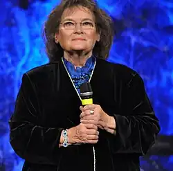 Robinson receiving her Lifetime Achievement Award in 2013