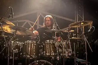 Richardson with Between the Buried and Me in 2018