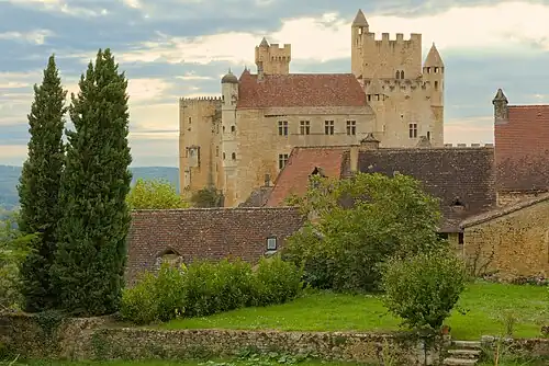 View of the castle in late afternoon