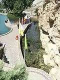 A view of Besh Qardash water spring