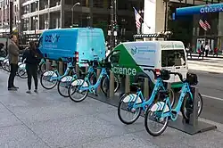 Dearborn & Washington Divvy Station, Chicago Loop