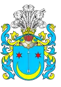 Biliński family coat of arms, a variant of Sas.