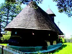 Wooden church in Valea Cucii