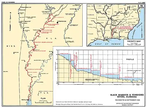 U.S. Army Corps of Engineers Survey of the Black Warrior and Tombigbee Rivers