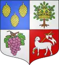 Coat of arms of Lussagnet