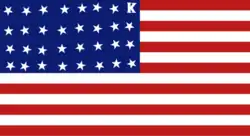 31-star U.S. flag flown during Bleeding Kansas