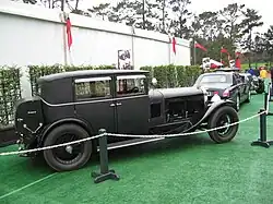 Woolf Barnato's Speed Six H. J. Mulliner saloon, in which he raced against the Blue Train