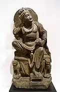 Padmapani, India, Gandharan period, 200s CE, schist