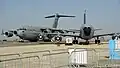 Boeing KC-135 Stratotanker (right) and C-17 Globemaster III (left) Aero India 2013