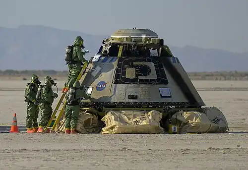 Starliner after landing
