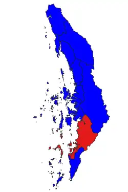 Location in Tanintharyi Region
