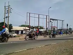 View of street in Bolgatanga Municipal District