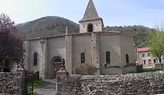 The church in Bonnac