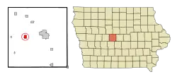 Location of Ogden, Iowa