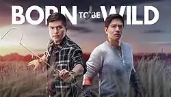 An image of Ferdinand Recio and Nielsen Donato standing in a wheat field. The show title is displayed on the upper side of the image.